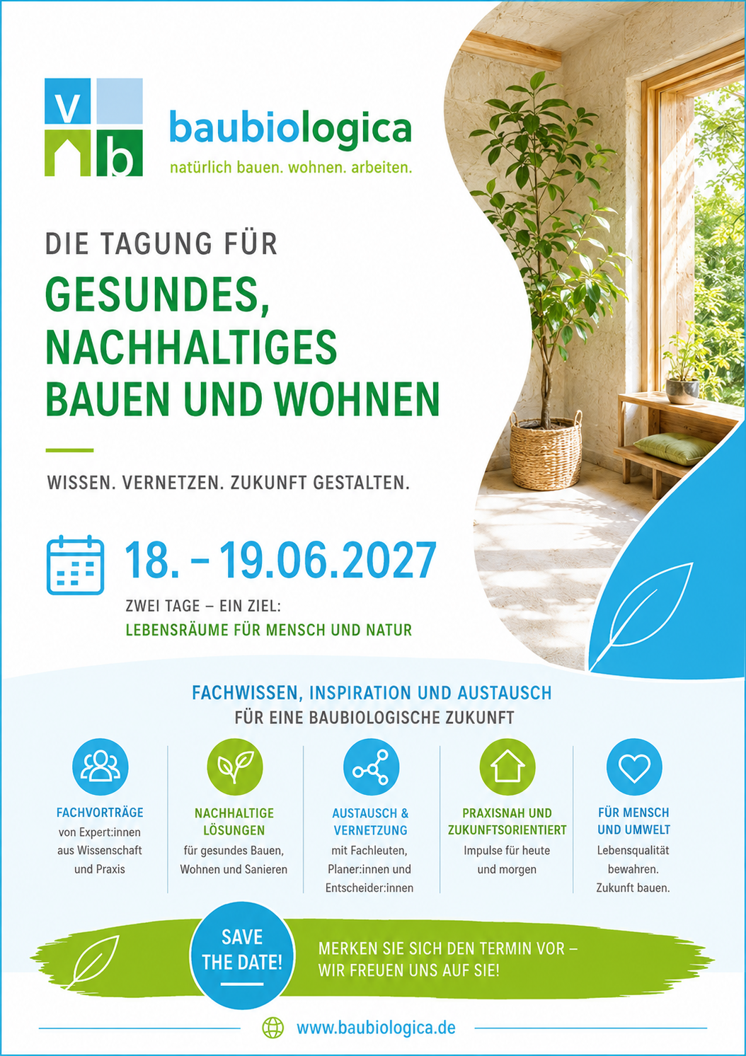 Savethedate baubiologica 2027